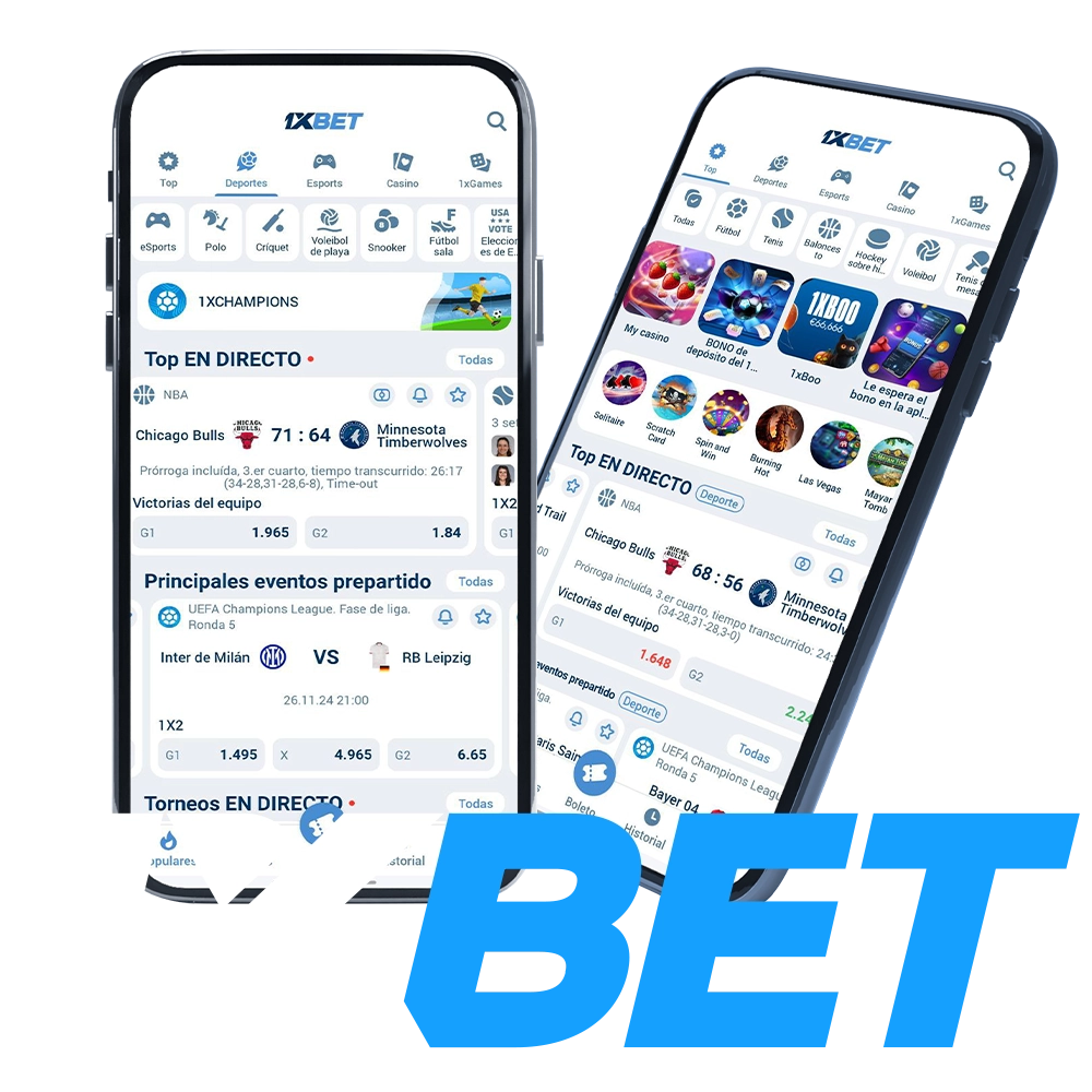 Dịch vụ ứng dụng 1Xbet trên di động